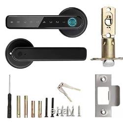 Smart Door Lock Fingerprint Door Lock Bluetooth Keyless Entry Door Lock Handl