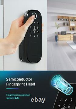 Smart Door Lock Fingerprint Electronic Code Keyless Keypad Security Home Entry