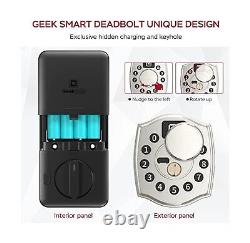 Smart Door Lock, Geek 4-in-1 IP65 Waterproof Anti-Fog Keyless Entry Deadbolt