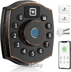 Smart Door Lock, Geek 5-in-1 Keyless Entry Deadbolt Door Locks with Keypad, R