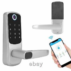 Smart Door Lock Handle Fingerprint+Password+Bluetooth + RFID Keyless Padlock
