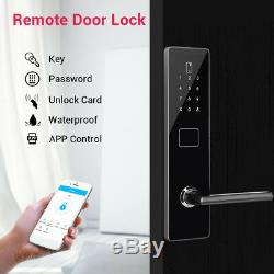 Smart Door Lock Keyless Code Security Door Handle Locks Card Tag Entry Padlock