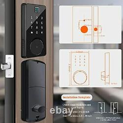 Smart Door Lock Keyless Entry Bluetooth Door Locks Electronic Keypad Deadbolt