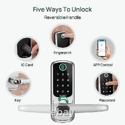 Smart Door Lock Keyless Entry Door Lock Fingerprint Door Lock with Alexa Google