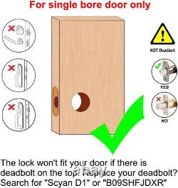Smart Door Lock, Keyless Entry Door Lock, X4 Handle Lock withTouchscreen Aged Bronze