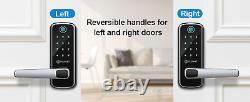 Smart Door Lock Keyless Entry Door Lock with Finger-print Sensor Keypad Handle