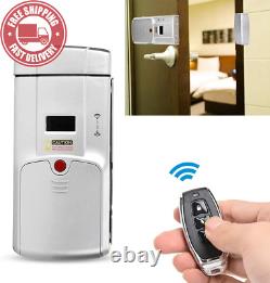 Smart Door Lock, Keyless Smart Fingerprint Password Combination Remote Control T