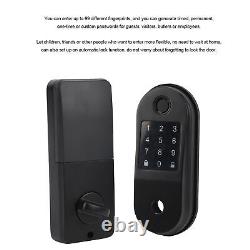 Smart Door Lock Touchscreen Keyless Entry Deadbolt Biometric Fingerprint B IDS