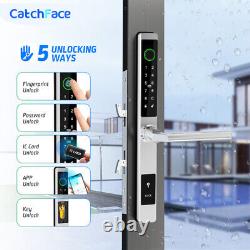 Smart Door Lock Waterproof Outdoor Gate Fingerprint Bluetooth APP RFID Keyless
