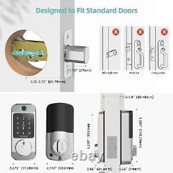 Smart Door Lock WiFi Fingerprint Deadbolt Keyless Entry Digital Keypad Bluetooth