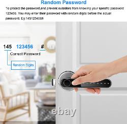 Smart Door Lock Wifi Fingerprint Door Lock, Bluetooth Keyless Entry Door Lock Ha