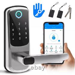 Smart Door Lock Wifi Fingerprint Touch Password Digital Keyless NFC App Card