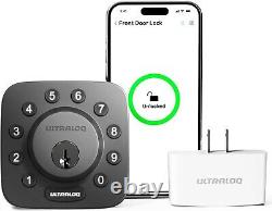 Smart Door Lock with WiFi & Bluetooth Keyless Entry, ANSI Grade 1 Certified