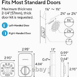 Smart Door Lock with WiFi & Bluetooth Keyless Entry, ANSI Grade 1 Certified