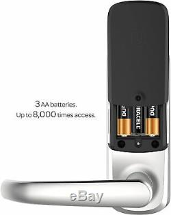 Smart Door Touch Lock S2 APP Fingerprint Bluetooth Keyless Entry Satin Nickel