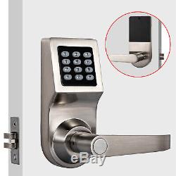 Smart Electronic Digital Code Keyless Keypad Security Entry Door Lock+5 key tag