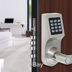 Smart Electronic Digital Door Lock Code Keyless Keypad Security Entry +2 Key Tag