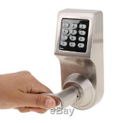 Smart Electronic Digital Door Lock Code Keyless Keypad Security Entry +2 Key Tag