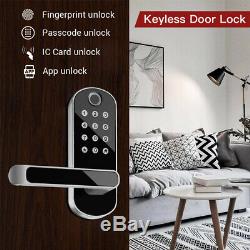 Smart Fingerprint BT-Door Lock Biometric Passcode Unlock Keyless For Home Hotel