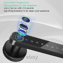 Smart Fingerprint Door Lock, Biometric Keyless Entry Door Lock, Deadbolt Door