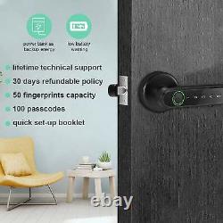 Smart Fingerprint Door Lock, Biometric Keyless Entry Door Lock, Deadbolt Door