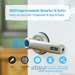Smart Fingerprint Door Lock, Geek 3-in-1 Keyless Entry Door Lock with Biometr