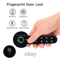Smart Fingerprint Door Lock Keyless Biometric Password Security for Home Office