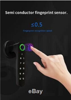 Smart Fingerprint Door Lock Keyless Unlock Password Keypad for Office Indoor Use