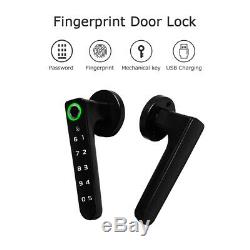 Smart Fingerprint Door Lock Unlock Password Keyless Keypad for Office Indoor Use