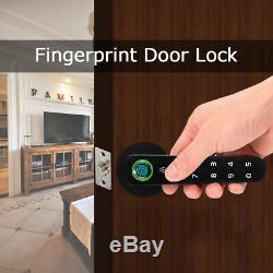 Smart Fingerprint Door Lock Unlock Password Keyless Keypad for Office Indoor Use
