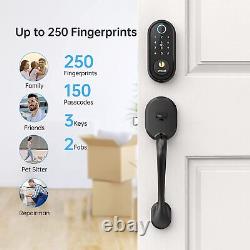 Smart Front Door Lock Set Fingerprint Keypad Handle Keyless entry Alexa Google
