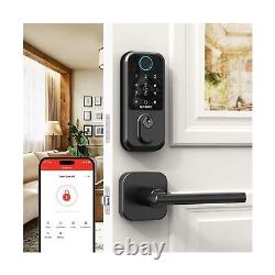 Smart Front Door Lock Set NUTOMO Keyless Entry Fingerprint Deadbolt with Han