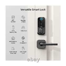 Smart Front Door Lock Set NUTOMO Keyless Entry Fingerprint Deadbolt with Han