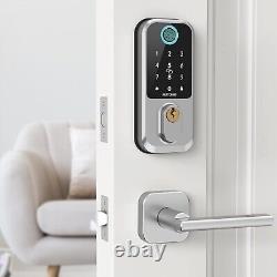 Smart Front Door Lock Set NUTOMO Keyless Entry Fingerprint Deadbolt with Handle