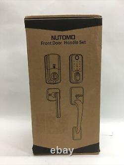 Smart Front Door Lock Set NUTOMO Keyless Entry Keypad Door Lock with Handles