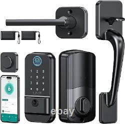 Smart Front Door Lock Set WiFi Keyless Entry Fingerprint Digital Keypad Deadbolt