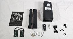 Smart Glass Door Lock 5 in 1 Biometric Fingerprint Glass Front Door Lock Keyless