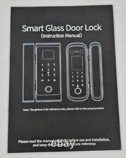 Smart Glass Door Lock 5 in 1 Keyless Fingerprint Patio Glass Side Door Electroni