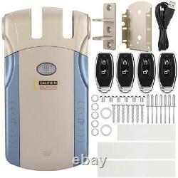 Smart Invisible Keyless Door Lock Wireless Remote Control Lock Home Security