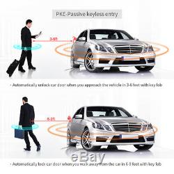 Smart Key PKE car alarm system remote start push starter keyless entry auto lock