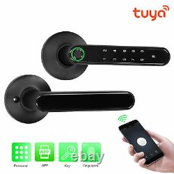 Smart Keyless Door Lock Security Electronic Fingerprint Door Lock for Tuya APP