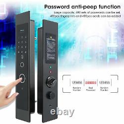 Smart Keyless Door Lock Security Password Keypad Fingerprint Key Lock Anti Theft