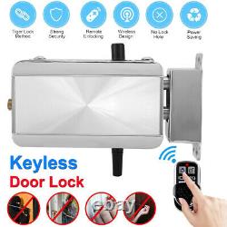 Smart Keyless Electronic Door Lock Wireless Home Security Lock Remote Control