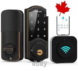 Smart Keyless Entry Door Lock 2022 WiFi & Bluetooth Enabled, Digital Touchs