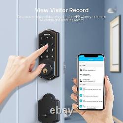 Smart Keyless Entry Door Lock 2022 WiFi & Bluetooth Enabled, Digital Touchs