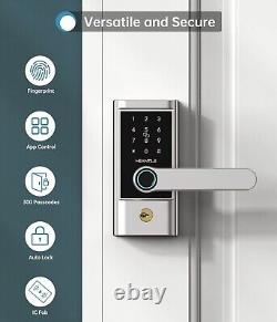 Smart Keyless Entry Door Lock-Fingerprint Bluetooth Keypad