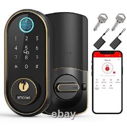 Smart Keyless Entry Door Lock Fingerprint Electronic Deadbolt Touchscreen K