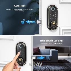 Smart Keyless Entry Door Lock Fingerprint Electronic Deadbolt Touchscreen K