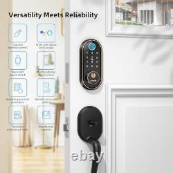 Smart Keyless Entry Door Lock Fingerprint Electronic Deadbolt Touchscreen Keypad