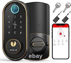 Smart Keyless Entry Door Lock Fingerprint Oil Rubbed Bronze